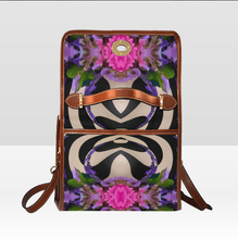 Load image into Gallery viewer, Floral Zebra Waterproof Canvas Bag