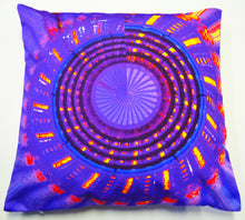 Load image into Gallery viewer, Purple Spin Wheel Cushion Cover