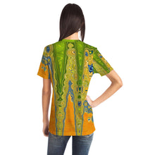 Load image into Gallery viewer, Sublime, Orange and Lime Unisex Tee Shirt