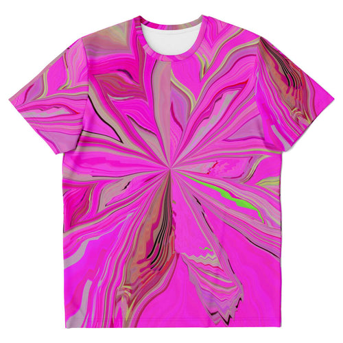 Pink Star Splatter Unisex Tee Shirt