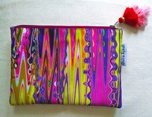 Load image into Gallery viewer, Psychedelic pink cosmetic pouch