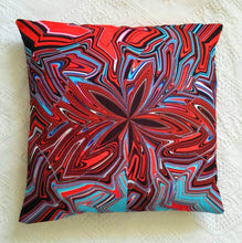 Load image into Gallery viewer, Blue Fractured Star Cushion Cover