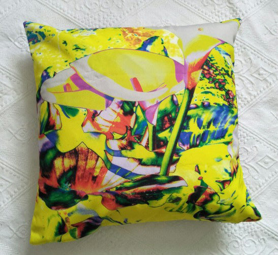 White Arum Lily Cushion Cover